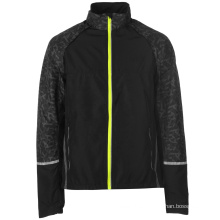 Unisex outdoor sport running windbreaker jacket breathable with reflective details lightweight running jacket